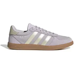 adidas Sportswear BREAKNET SLEEK Sneaker in Lila 40 EU - Sportlicher Sneaker in Ice Lavender, ideal für den Alltag. Mit robustem Obermaterial aus Leder und Synthetik, sorgt er für Komfort und Stil. Bitte eine Größe größer bestellen.