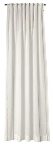 Joop! Fertigschal Bond Weiß 130x250 cm - Eleganter Fertigschal mit verdeckter Schlaufe, halbtransparent und ideal für moderne Wohnräume. Perfekt für Wohnzimmer, Gästezimmer und Schlafzimmer.