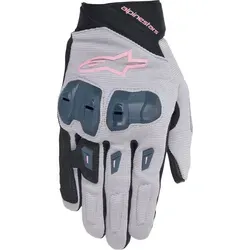 Alpinestars Stella SP X 1 Damen Motorradhandschuhe - Hellgrau/Schwarz/Grau - S - Komfortable und schützende Motorradhandschuhe mit Stretchgewebe und Kunstleder. Perfekte Passform, optimale Belüftung und Touchscreen-Kompatibilität für unbeschwertes Fahren.