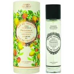 Panier des Sens Provence Eau de Toilette für Damen - Erfrischende Zitrusnoten - Eau de Toilette für Damen, inspiriert von der Provence, mit erfrischenden Zitrusnoten von Zitrone und Mandarine. Hergestellt in Frankreich mit 95% natürlichen Inhaltsstoffen, ideal für jeden Anlass.