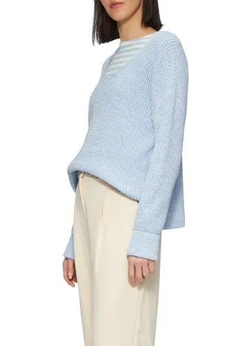 s.Oliver Strickpullover im Relaxed Fit aus Baumwollmix