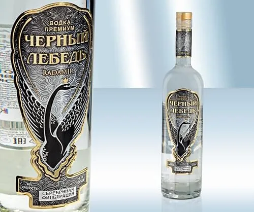Wodka Schwarzer Schwan 40% 700 ml - Exklusiver Wodka ohne Geschmack, 40% vol, perfekt für kreative Cocktails oder puren Genuss.