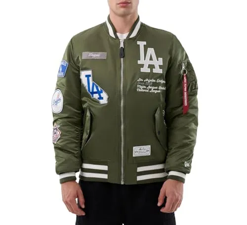 New Era Herren Bomberjacke MLB x Alpha LA Dodgers - 48255, XL