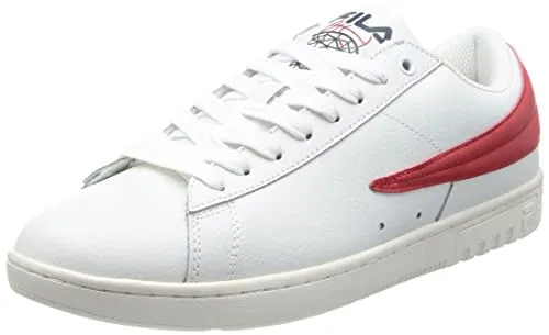 FILA Herren HIGHFLYER L Sneaker, White Red, 44 EU - Herren-Sneaker mit sportlichem Design, ideal für Freizeit und Alltag, bietet optimalen Tragekomfort und stylischen Look.