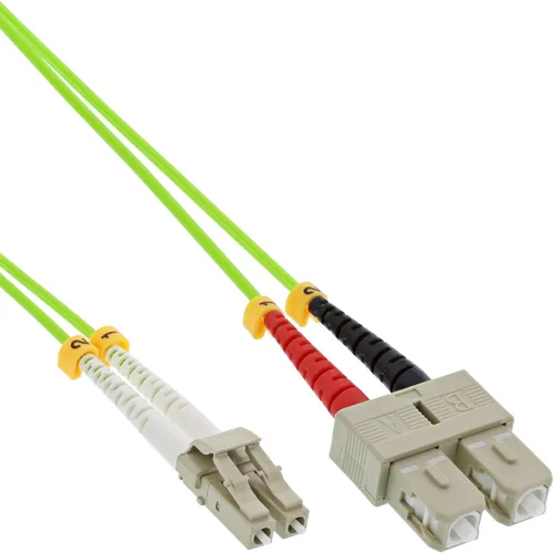 InLine LWL Duplex Kabel LC/SC 50/125um OM5 2m (CAT7, 2 m) (88642Q)