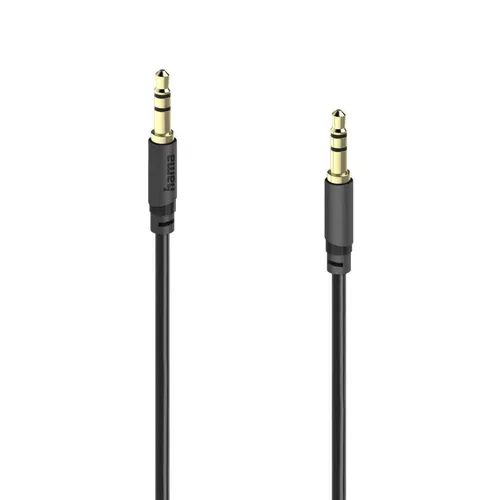 HAMA Audio-Kabel, 3,5-mm-Klinken-St. - St., Stereo, vergoldet, #30481005