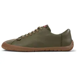 Camper Herren Peu Path+ K101114 Basket, Mittelgrün, Größe 42 EU - Modischer Schuh aus hochwertigem Rindsleder und recyceltem PET, ideal für den Alltag. Bequem und nachhaltig für stilbewusste Herren.