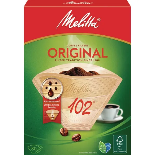 Melitta Original 102 / 80 Stück (122400) in braun von Melitta
