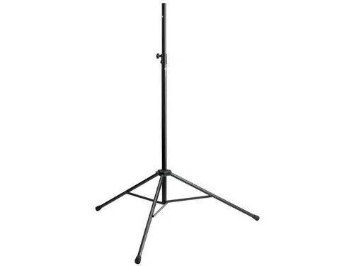 K&M 21420 Boxenstativ - Aluminium Boxenstativ für kleine Boxen und Monitore bis 12 kg, leicht und stabil, ideal für Veranstaltungen und Proben.