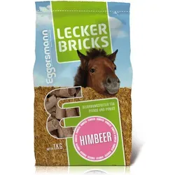 Eggersmann Lecker Bricks Himbeer | 1kg Pferdesnack von Eggersmann