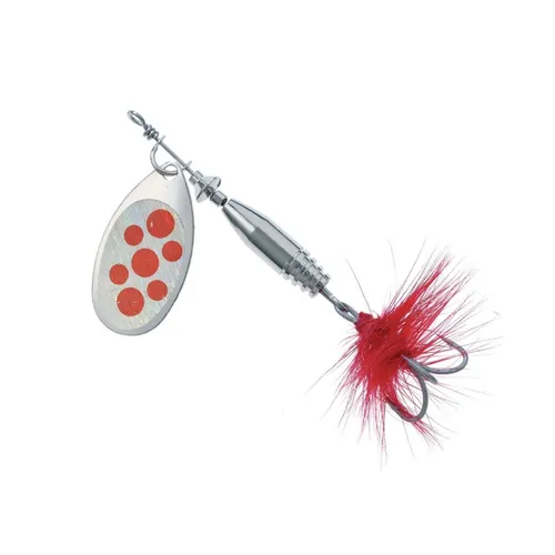 Balzer Colonel Classic Standard Spinner Red Spot Silber Rote Punkte 10gr.