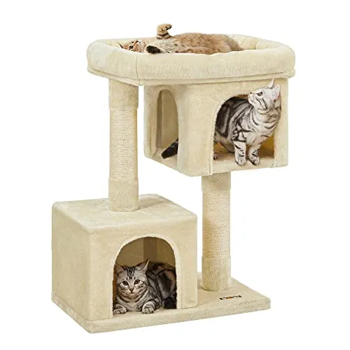 Feandrea Kratzbaum für große Katzen, 84 cm, beige