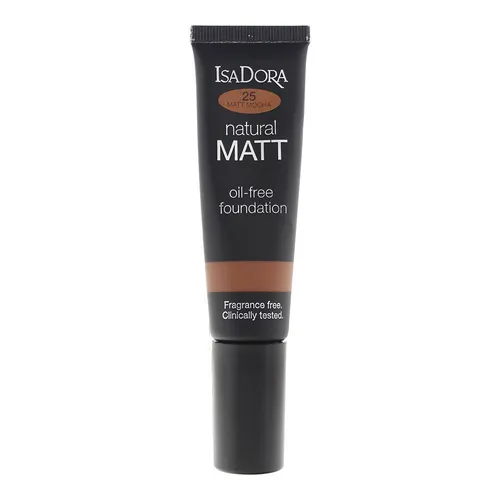 Isadora Natural Matt Oil-Free 25 Mocha Foundation 35ml For Women