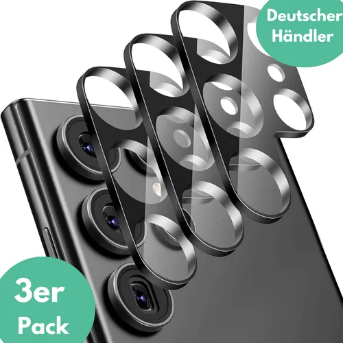2X Schutzglas für Samsung Galaxy S25 Ultra Panzerfolie Kamera Linse 3D