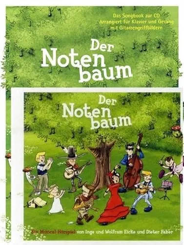 Der Notenbaum - Kindermusical Bundle für Klavier, Gesang, Gitarre - Gesangsnoten mit Songbook & CD für ein kreatives Musical-Hörspiel, ideal zur Förderung der Musikalität von Kindern.