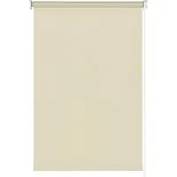 GARDINIA Seitenzug-Rollo für Fenster, Lichtundurchlässig, Creme, 80 x 180 cm - Hochwertiges Verdunklungs-Rollo für Fenster, stufenlos verstellbar mit Kettenzug, ideal für Schlafzimmer, einfache Montage an Wand oder Decke, lichtundurchlässig und pflegeleicht.