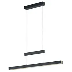 Trio LED-Pendelleuchte schwarz mit Up & Down Light - Lampen & Leuchten - Hochwertige LED-Pendelleuchte mit Up & Down Light, ideal für stilvolle Beleuchtung in großen Räumen. Maße: 150 cm Breite, 150 cm Höhe.