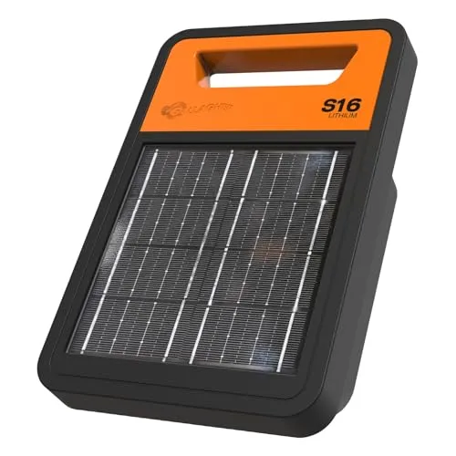 Produktbild Gallagher S16Li Lithium-Solar-Weidezaungerät – bis zu 1.5 km – 3-mal schnelleres Aufladen