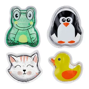 Relaxdays Kühlpads Kinder 4er Set