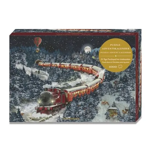 Weihnachtsexpress Puzzle-Adventskalender von Coppenrath Verlag
