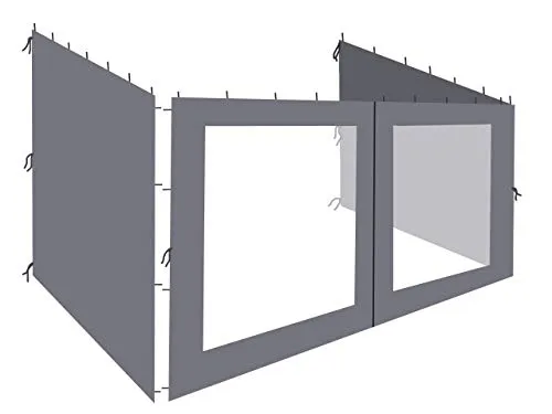 QUICK STAR 3 Seitenteile Rank Anbau 3x4m