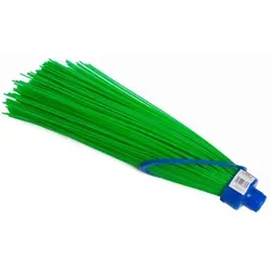 Runder Plastikbesen in grün von OEM