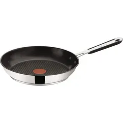 Tefal Bratpfanne Ø 24 cm aus der Jamie Oliver Edition - Universalpfanne mit hochwertiger Edelstahl-Oberfläche und innovativer Antihaftbeschichtung. Ideal für alle Herdarten, inklusive Induktion, und mit praktischer Thermo-Spot-Technologie für perfektes Braten.