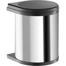 Hailo 3512031 Abfallsammler MO Swing 40.1/12 - Haushaltszubehör mit Ausschwenkautomatik, ideal für Schränke ab 400 mm Breite – perfekt für eine saubere und ordentliche Küche oder Bad.