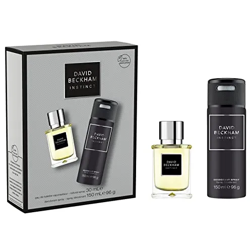 David Beckham Instinct Giftset For Him, 30 ml Eau de Toilette & 150 ml Deo Spray