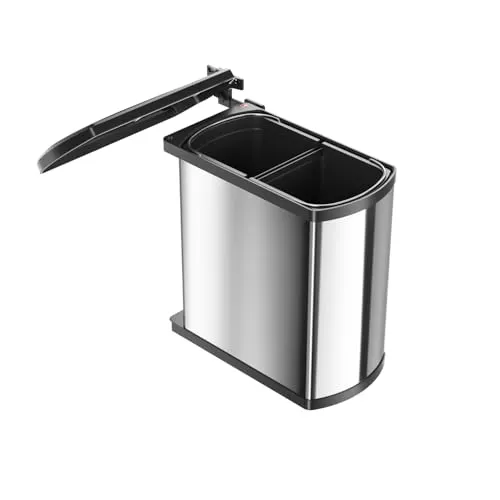 HAILO 3416101 Einbau-Abfalleimer AS Duo 8/8 von Hailo