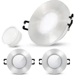 SSC-LUXon LED Außen-Deckenleuchte BEDA - Flach, IP65, wechselbares LED Modul - Lampen für Badezimmer & Feuchträume, ideal für sicheren Einsatz dank Schutzart IP65 und neutralweißem Licht für eine angenehme Atmosphäre.