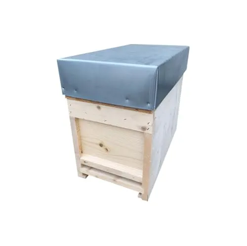 Zander Ablegerkasten aus Holz inkl. Futtertrog und Blechdeckel für 6x Zander Rähmchen Imkerei Bienen