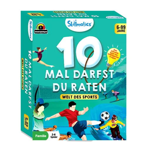 Skillmatics - 10 Mal Darfst Du Raten - WELT DES SPORTS - Kartenspiel