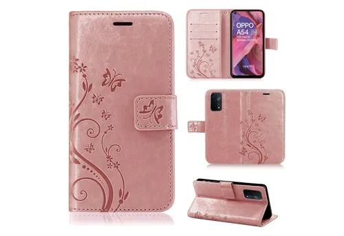 betterfon Handyhülle Handytasche für Oppo A54 5G / A74 5G Klapphülle Klapphülle, Bookstyle-Hülle: Magnetverschluss 3 Kartenfächer & Standfunktion