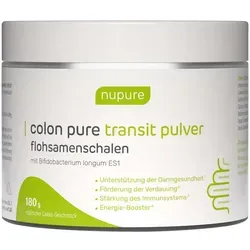 Nupure Colon Pure Transit Pulver Flohsamenschalen