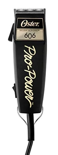 Oster Haarschneidemaschine Pro-Power Typ 606-95 - Trimmer für präzise Haarschnitte mit kraftvollem Doppelschwingankermotor. Ideal für trockene und nasse Haare, stufenlos verstellbare Schneideplatten und inklusive 4 Aufsteckkämmchen.