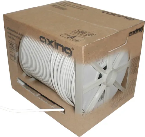 AXING Koaxialkabel 250m weiß SKB 94-04 von AXING
