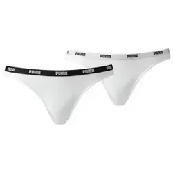 Puma 2P Iconic Bikini Weiß Small Damen