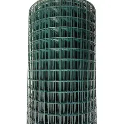 Maschendrahtzaun 19x19 mm - 0,5 x 10m Grün - Vielseitiger Maschendrahtzaun aus verzinktem Draht, ideal zur Einfriedung von Gärten oder Spielplätzen. Langlebig und einfach zu installieren, bietet er eine kostengünstige Zaunlösung.