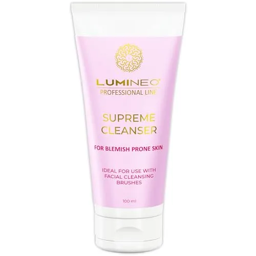 Lumineo Gesichtsgel für unreine Haut, für elektrische Gesichtsbürsten entwickelt, gegen Unreinheiten, Pickel, Akne, Reinigungsschaum für das Gesicht (Unreine Haut)