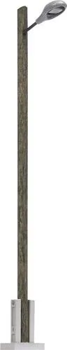 Busch H0 Holzmastleuchte Fertigmodell 4134 1St.