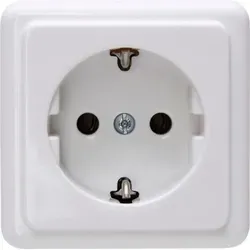 Produktbild ROTH LANGE 101802158 Steckdose 1-fach Aufputz Standard arktisweiß