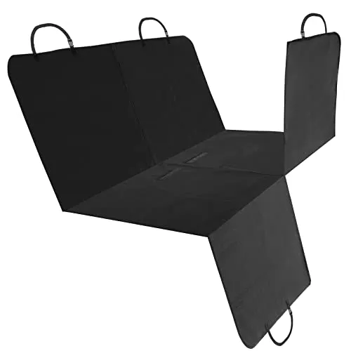 Nobleza Hund Autositzbezug - Wasserdichte Hängematte für Hunde - Autoschondecken für Hunde, universell passend für die meisten Autos, schützt vor Flüssigkeiten und Schmutz, einfach zu installieren und ideal für sicheres Reisen mit Haustieren.