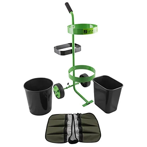 Zipper ZI-UVGW1 Universal Gartenwagen 19l - Gartenarbeit - Der ZI-UVGW1 Universal Gartenwagen bietet 19l Stauraum und ist ideal für unwegsames Gelände. Ausgestattet mit Kleinwerkzeuggurt und stabilen Kunststoffeimern, wird er zum unverzichtbaren Helfer für Ihre Gartenprojekte.
