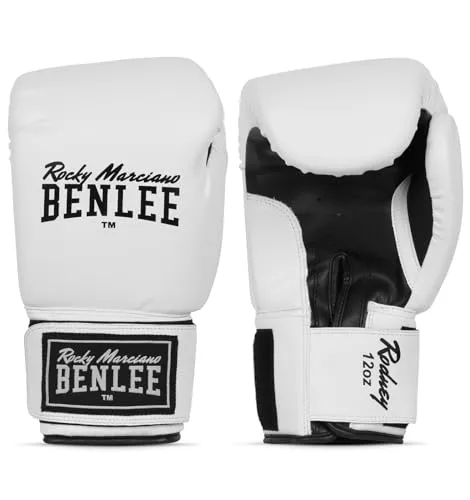 BENLEE Boxhandschuhe Rodney, White/Black, 12 oz in weiß von Benlee