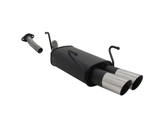 Novus Sportauspuff für Opel Astra G Caravan 2x76mm MS-Design - Schalldämpfer mit sportlichem Design, verbessert den Klang und die Leistung Ihres Fahrzeugs.