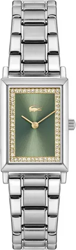 Lacoste Catherine Damenuhr 2001406 - Elegante Damenuhr aus Edelstahl mit funkelndem Zifferblatt und Strasssteinen, ideal für Alltag und besondere Anlässe.