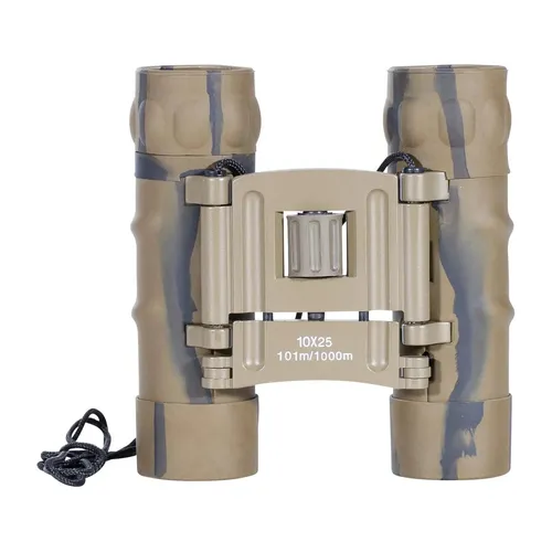 Mil-Tec Unisex Fernglas 15702160 – Desert, Einheitsgröße - Ferngläser, leicht und kompakt mit stufenloser Fokussierung und weichen Augenmuscheln für maximalen Komfort beim Beobachten.