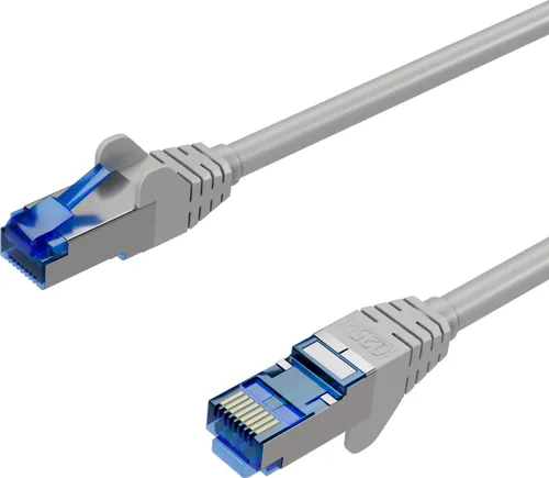 kabelbude KB7572002, 10 m, Cat6a, S/FTP (S-STP), RJ-45, RJ-45, Grau