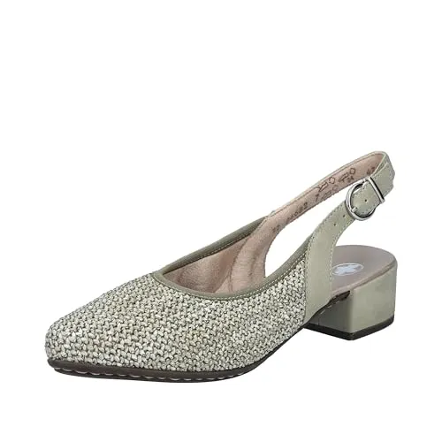 Rieker Damen 47060 Slingpumps Grün 39 EU in grün von Rieker